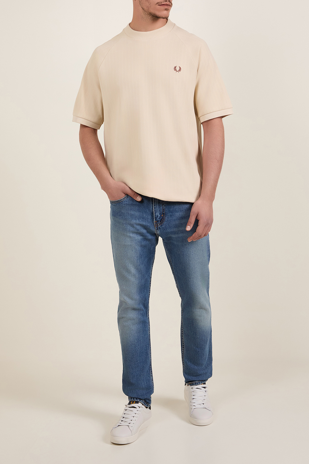 חולצת טי ריב FRED PERRY